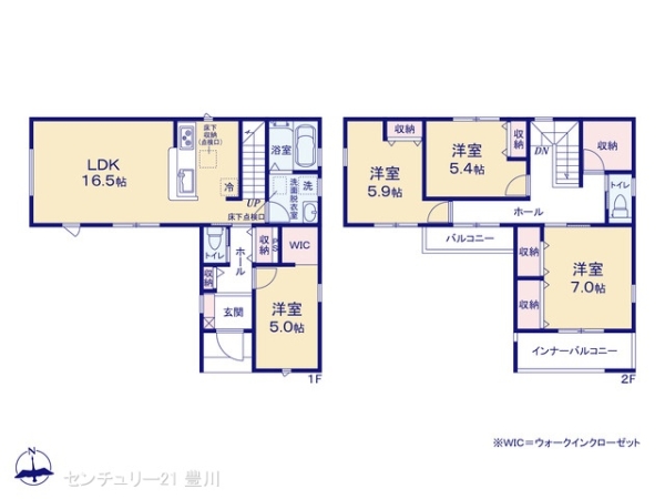 尾張旭市東印場町二反田の新築一戸建