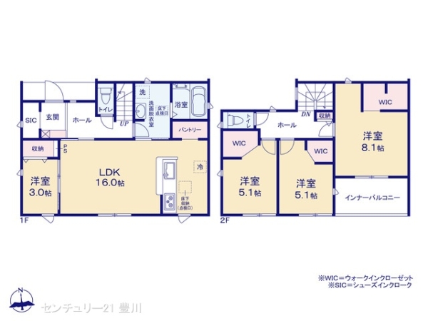 尾張旭市東印場町二反田の新築一戸建