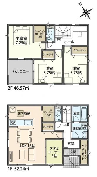 岡崎市国正町字竹ノ下の新築一戸建