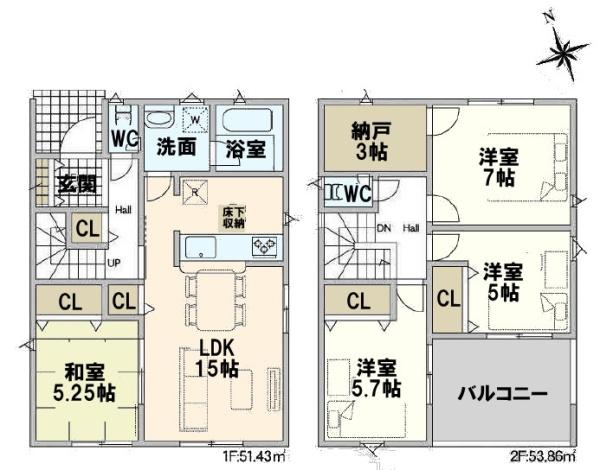 岡崎市細川町字石田の新築一戸建