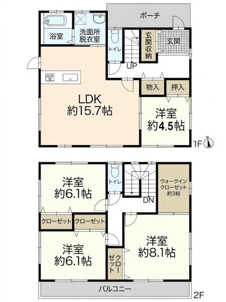豊田市西中山町辻貝戸の中古一戸建て