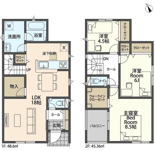 岡崎市稲熊町字６丁目の新築一戸建