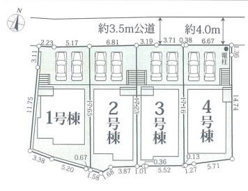 横須賀市田浦大作　新築一戸建て全４棟３号棟
