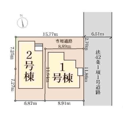 金沢区六浦南１丁目　新築一戸建て全2棟2号棟