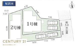 金沢区谷津町　新築一戸建て全２棟２号棟