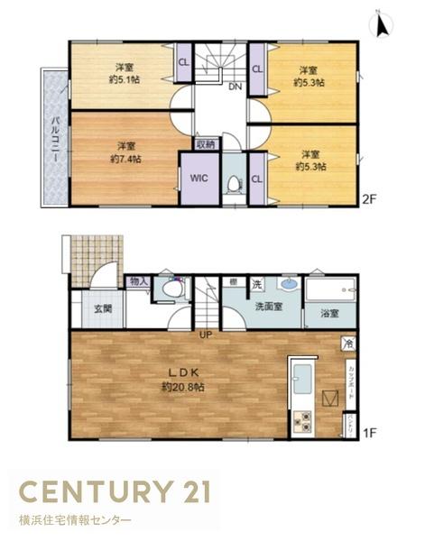 金沢区富岡西２丁目　新築一戸建て全２棟１号棟