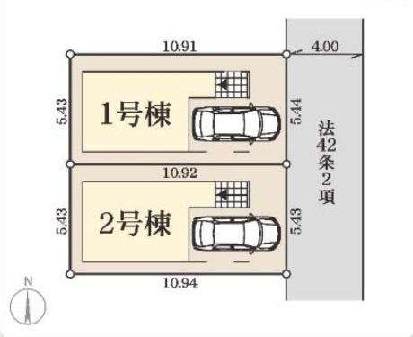 金沢区釜利谷東１丁目　新築一戸建て全２棟１号棟
