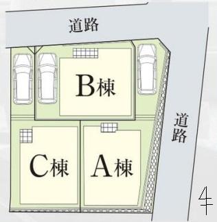 金沢区富岡東１丁目　新築一戸建て全３棟A号棟