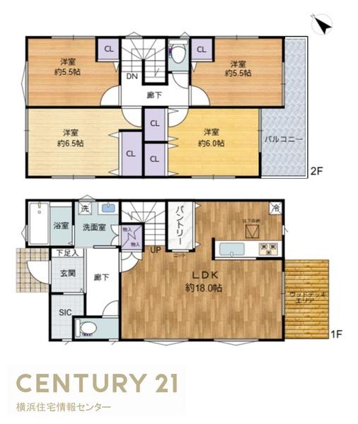 磯子区洋光台６丁目　新築一戸建て全３棟３号棟