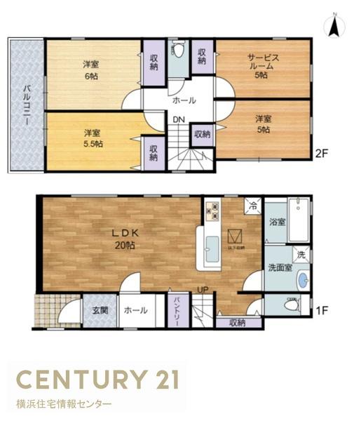 金沢区六浦南１丁目　新築一戸建て全２棟１号棟