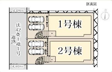 金沢区六浦南１丁目　新築一戸建て全２棟１号棟