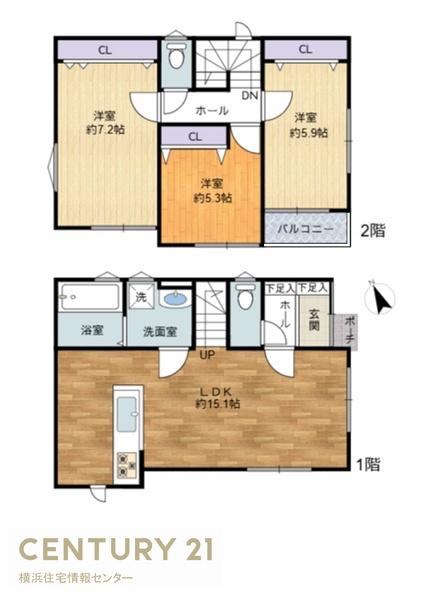 横須賀市浦郷町２丁目　新築一戸建て全２棟２号棟