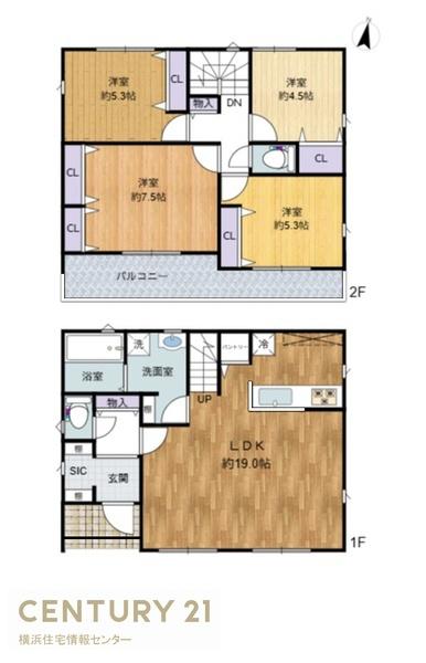 横須賀市浜見台１丁目　新築一戸建て全２棟１号棟