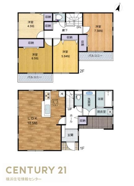 金沢区長浜２丁目　新築一戸建て全２棟２号棟