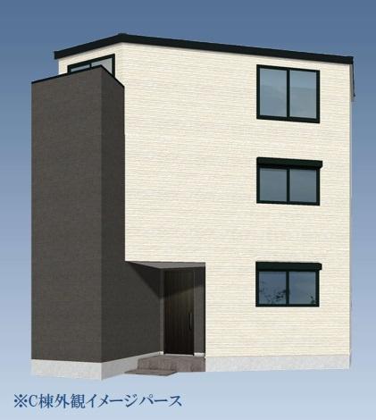 金沢区平潟町　新築一戸建て全３棟C号棟