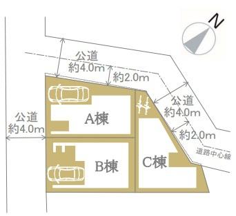 金沢区平潟町　新築一戸建て全３棟C号棟