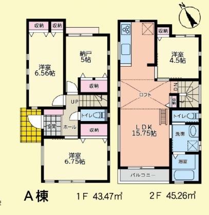 鎌倉市今泉３丁目　新築一戸建て全３棟A号棟