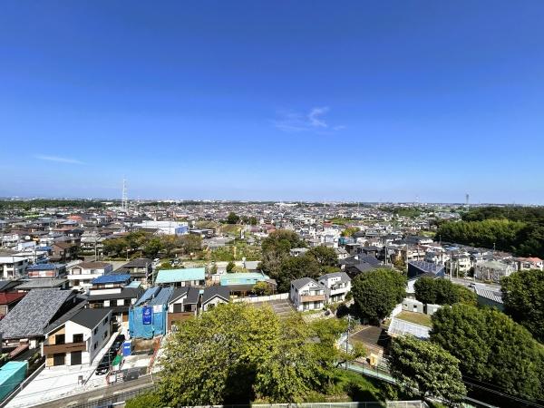 県ドリームハイツ17号棟(現地からの眺望)