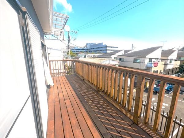 横浜市磯子区滝頭1丁目の中古一戸建て(バルコニー)