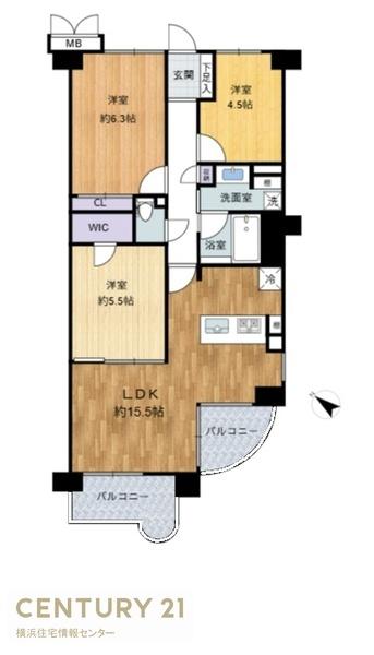 アークビュー金沢八景(間取り)