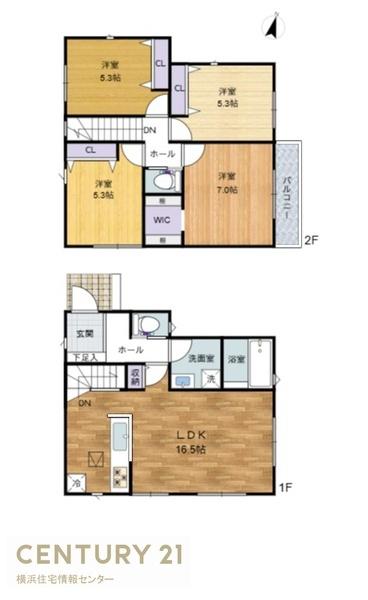 横須賀市船越町１丁目　新築一戸建て全５棟１号棟