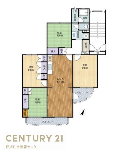 西武郊外マンション湘南鷹取台H棟