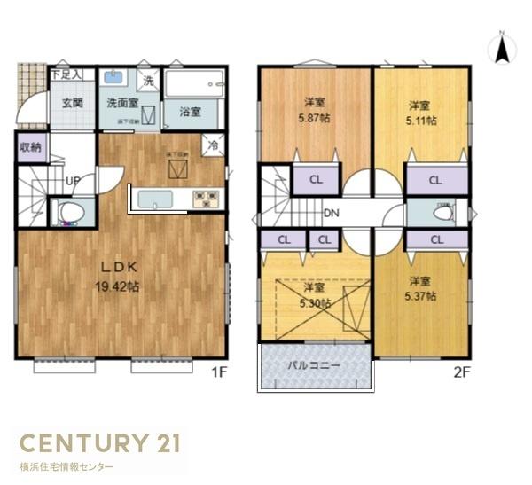 金沢区能見台通　新築一戸建て全２棟１号棟