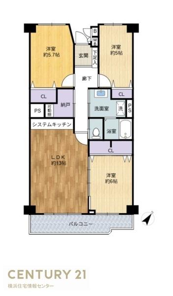 第２大船パークダウンD棟