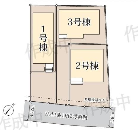 金沢区柳町　新築一戸建て全３棟３号棟
