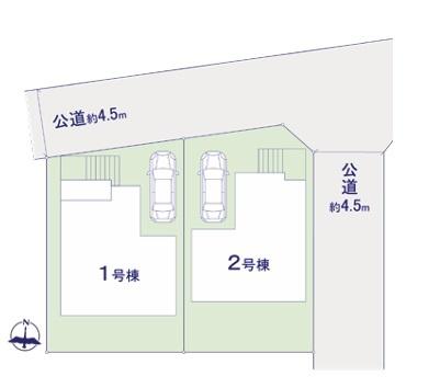 金沢区六浦南１丁目　新築一戸建て全２棟１号棟