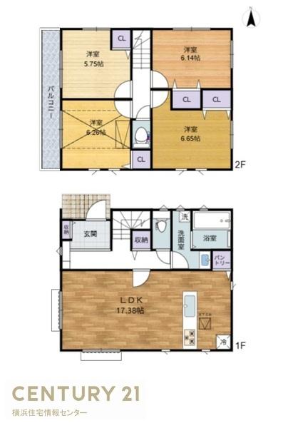 金沢区富岡西1丁目 新築一戸建て全2棟2号棟