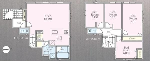 金沢区富岡東６丁目　新築一戸建て全１棟