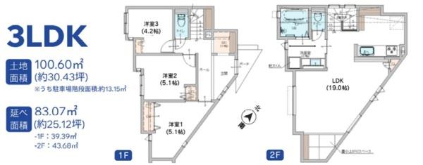 金沢区六浦３丁目　新築一戸建て全７棟６号棟