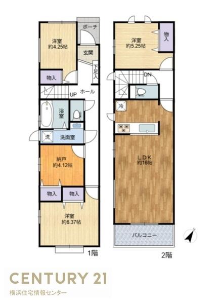 磯子区滝頭２丁目　新築一戸建て全２棟Ａ号棟