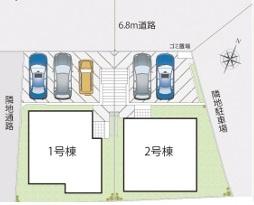 金沢区富岡西１丁目　新築一戸建て全２棟２号棟