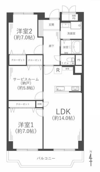 日興千里台スカイタウンD館