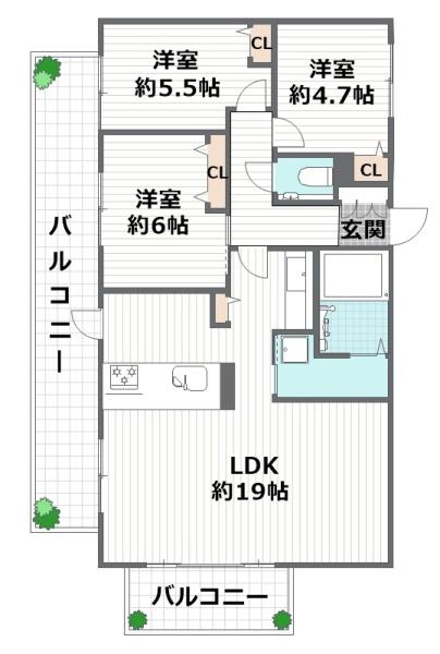 大拓メゾン千代崎みなと通