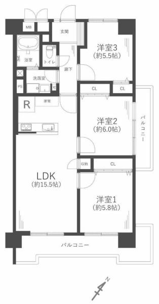 新北野ローズハイツ