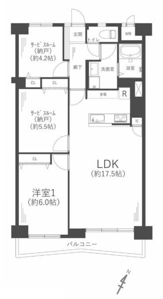 千里山田B・C住宅公社A5棟