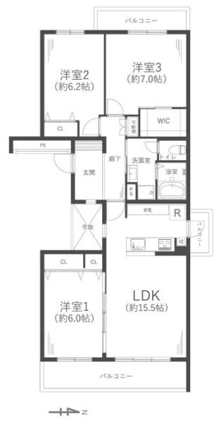 リバーサイドともぶち第一住宅第３４号棟