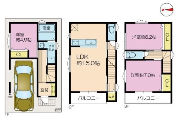 大阪市鶴見区安田４丁目の新築一戸建