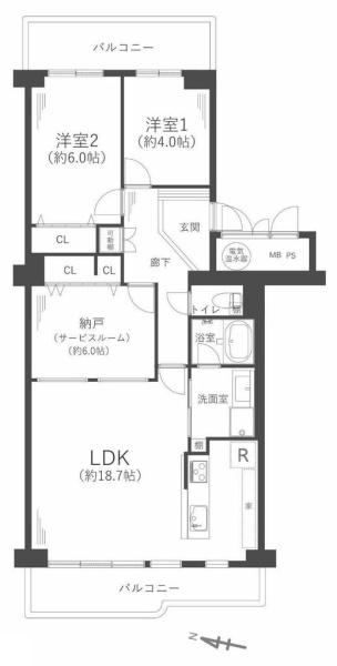 千里台スカイハイツC棟