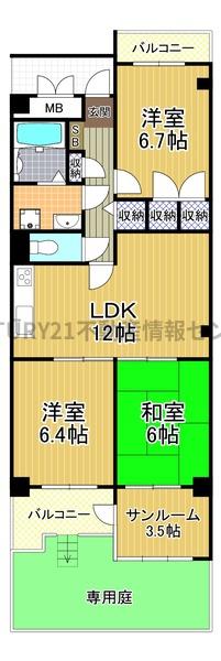 近鉄南港ガーデンハイツ２２号棟