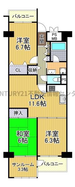 近鉄南港ガーデンハイツ２１号棟ーⅠ