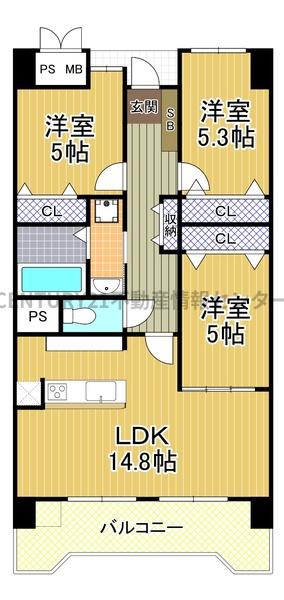昭和山第３コーポ２号棟