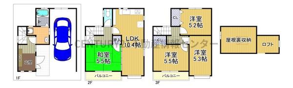 津守３丁目　中古戸建