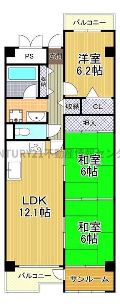 近鉄南港ガーデンハイツ２１号棟