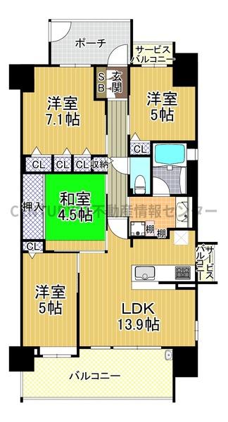ブライトアクシス弁天町