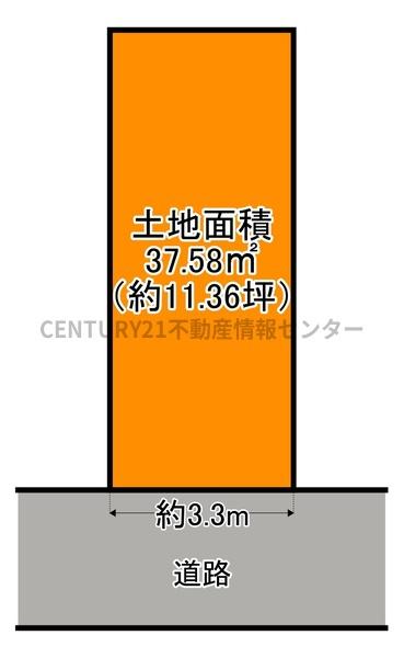 高見3丁目　古家付土地