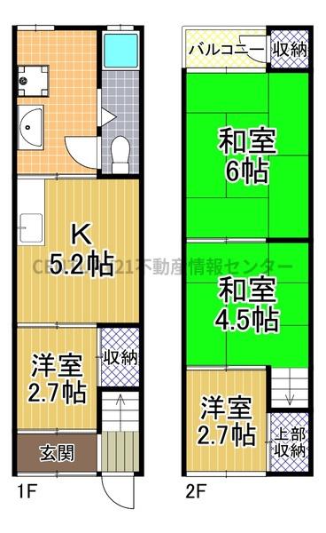 大阪市此花区西九条１丁目の中古一戸建て
